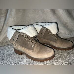 Timberland Women’s Fur Tan Boots